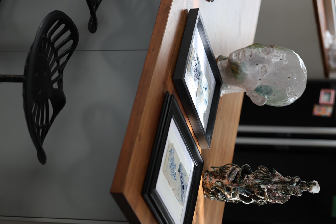 Small Works from the Studio — Ceramic objects and framed tiles · €60–600, by Kirsi Salo